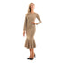 ESLA  Long Sleeves Short Dress For Women,Versatile design suitable for casual or semi-formal wear.