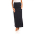 esla_Straight Fit Solid Maxi Skirt_Dark Blue - Safqqa Egypt