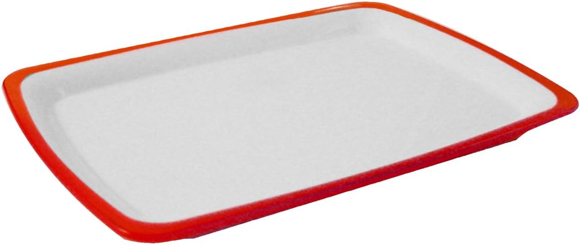 Omada KDG International SQUARE Rectangular Serving Plate, Red 34.5 x 23.5 cm - M4520RR