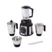 Geepas 5-IN-1 Mixer Grinder GSB5457N – 1000W Powerful Copper Motor, Stainless Steel Jars, Modern Design, Durable Body, Robust Handles, Sharp Blades – Minor Scratches - Safqqa