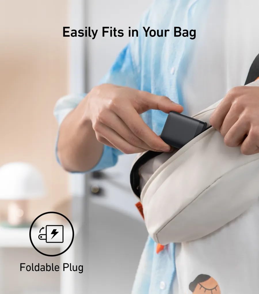 شاحن Anker 312 USB-C بقوة 25 وات – يدعم تقنية الشحن السريع من سامسونج، وتقنية MultiProtect Protection، وتقنية PowerIQ 3.0