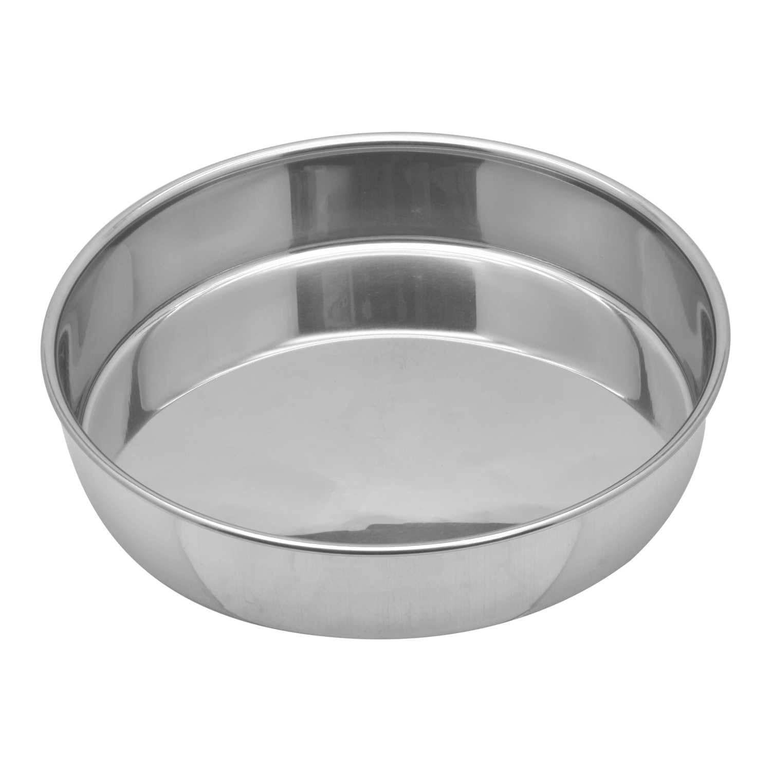 RAJ Round Stainless Steel Oven Tray with Lid 40 cm – Durable Cooking Tray – Safqqa Egypt
