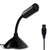 Keendex kx 2764 360 adjustable usb desktop microphone that supports voice chatting and recording - black - Safqqa Egypt
