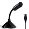 Keendex kx 2764 360 adjustable usb desktop microphone that supports voice chatting and recording - black - Safqqa Egypt