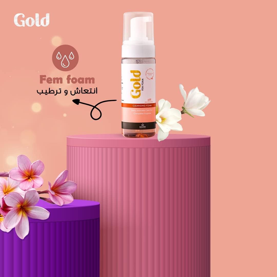 Gold Cleansing Fem Foam – Gentle Feminine Hygiene Cleanser