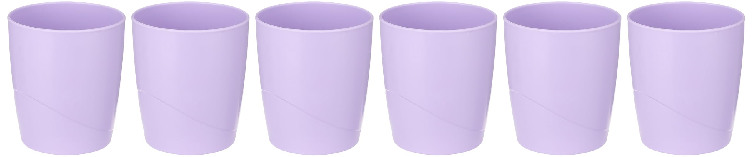 طقم كاسات مياه 6 قطع، بنفسجي فاتح من موهيتو، زجاج البولي بروبلين (PP)