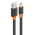 Celebrat CB-33 USB to Type-C Cable – 3A Fast Charging, 480Mbps Data Transfer, 1M Flat Tangle-Free Design – Black - Safqqa Egypt
