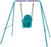 Plum 2-in-1 metal swing set with adjustable height and interchangeable seats, 50 kg weight capacity