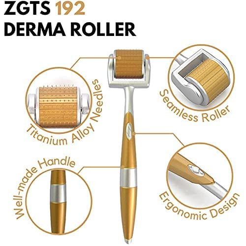 ZGTS 1.5mm Derma Roller with 192 Titanium Needles