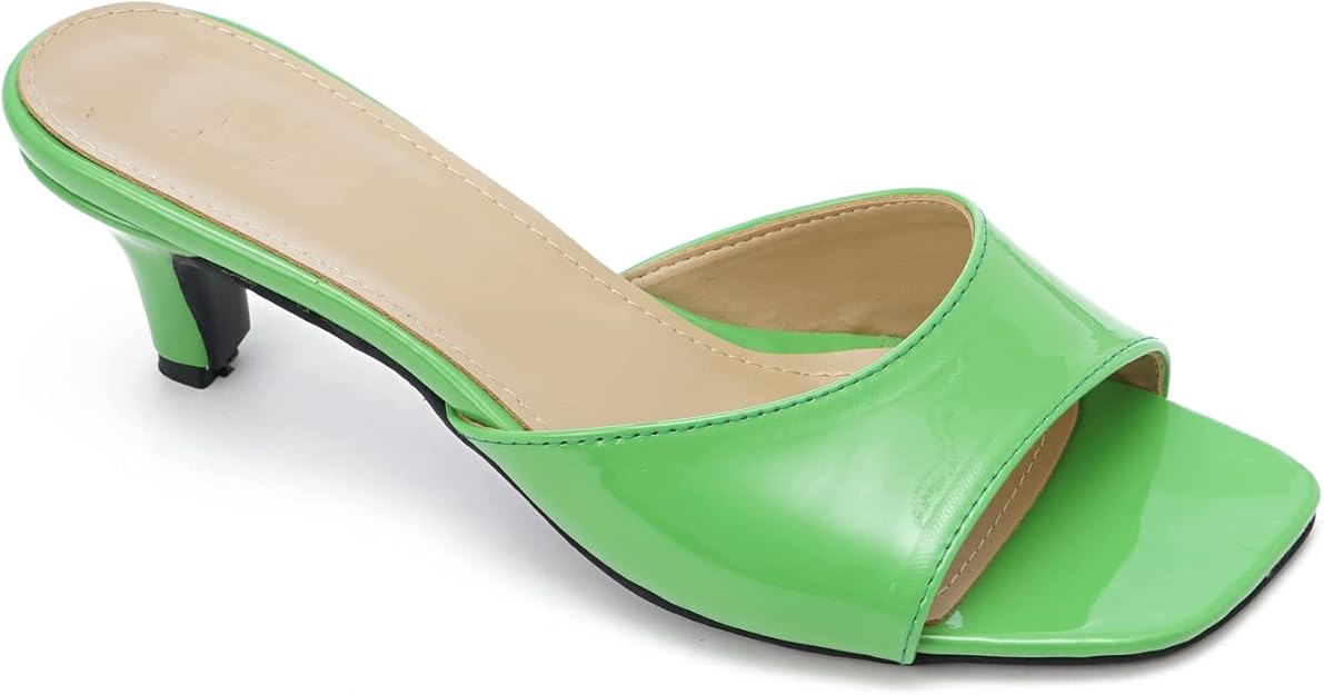 Women's Mid Heel Mule Sandal – Safqqa Egypt