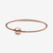 Pandora Rose gold-plated bangle