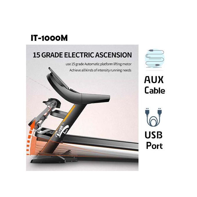 INTER-TRACK IT-1000M Multifunction Treadmill Inter-Track AC Motor 180KG - 4.00HP