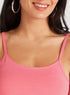 Solid Spaghetti Camisole with Scoop Neck - Safqqa Egypt