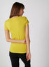 Plain T-shirt with V-neck and Short Sleeves - Safqqa Egypt