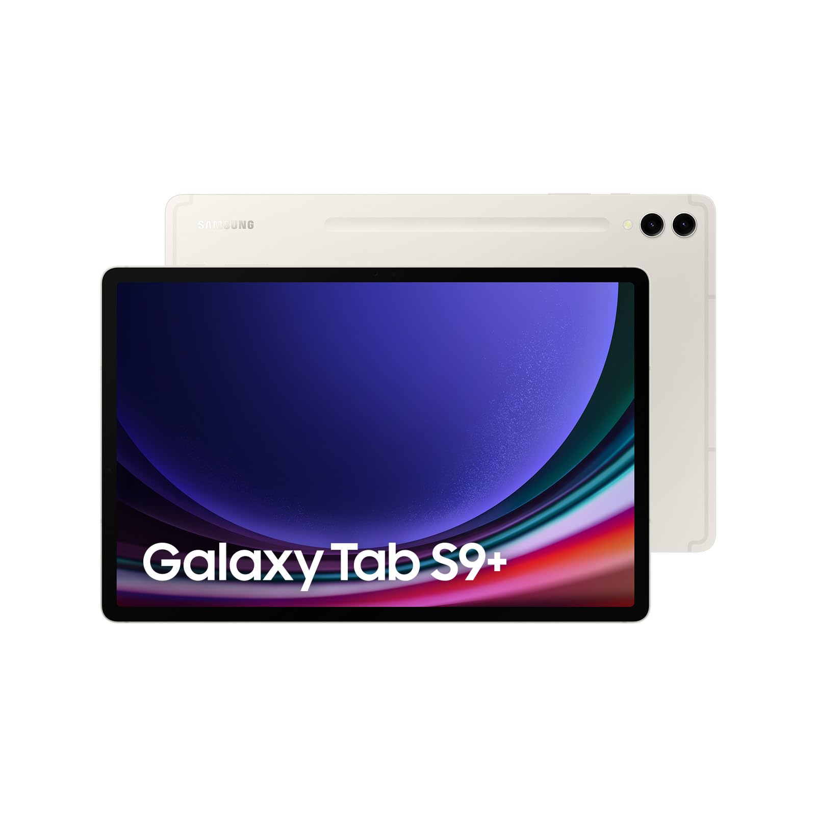 جهاز Samsung Galaxy Tab S9+ 5G هو جهاز لوحي بنظام أندرويد عالي الأداء، مصمم للإنتاجية، الإبداع، والترفيه. يتميز بشاشة Super AMOLED بحجم 12.4 بوصة، تقدم ألوانًا زاهية وتفاصيل واضحة لتجربة مشاهدة غامرة
