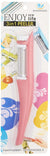 Shunhang 3 in 1 Stainless Steel Peeler with Plastic Handle - Pink