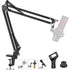 Professional Adjustable Microphone Stand Mic Arm Stand Studio Microphone Suspension Scissor Arm Stand for Quadcast, Quadcast S, Seiren mini, Solocast and more