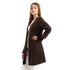JAMILA Side Pockets Short Cardigan For Women,Long sleeves with ribbed cuffs for a snug, comfortable fit.