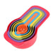 Generic Multi Color Plastic - Measuring Cups & Jugs• Multi-color design for easy identification