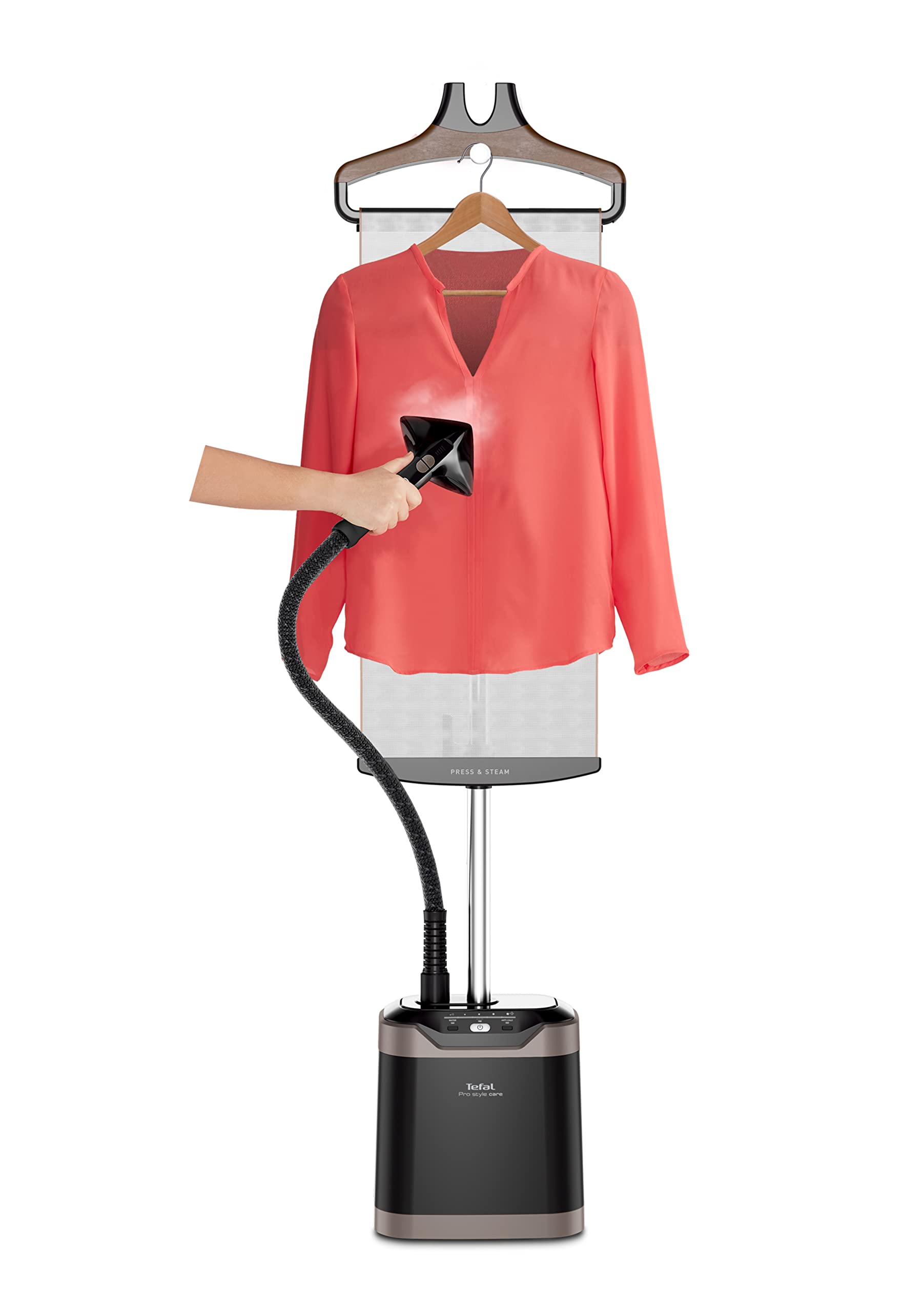 Tefal Pro Style Care Garment Steamer, 2000 Watt, Black - ‎IT8490M0