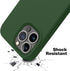 Cordking Designed for iPhone 13 Pro Max Case, Silicone Ultra Slim Shockproof Protective Phone Case with [Soft Anti-Scratch Microfiber Lining], 6.7 inch, Fluorescent Green