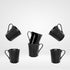 Porcelain tableware Galaxy Mug Set 6 pcs.- Black 1 box