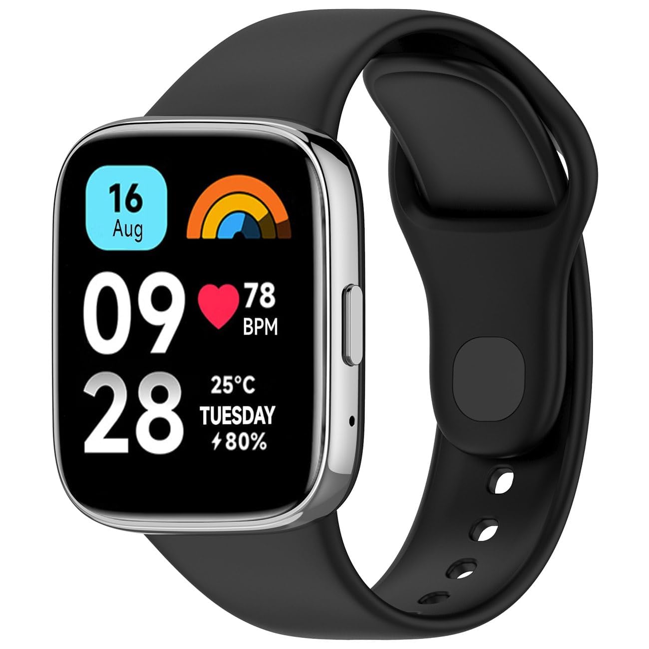 سوار ساعة من Dl3 Mobilak السيليكون سوارًا بديلًا مصممًا ليتوافق مع ساعة Xiaomi Redmi Watch 3. 