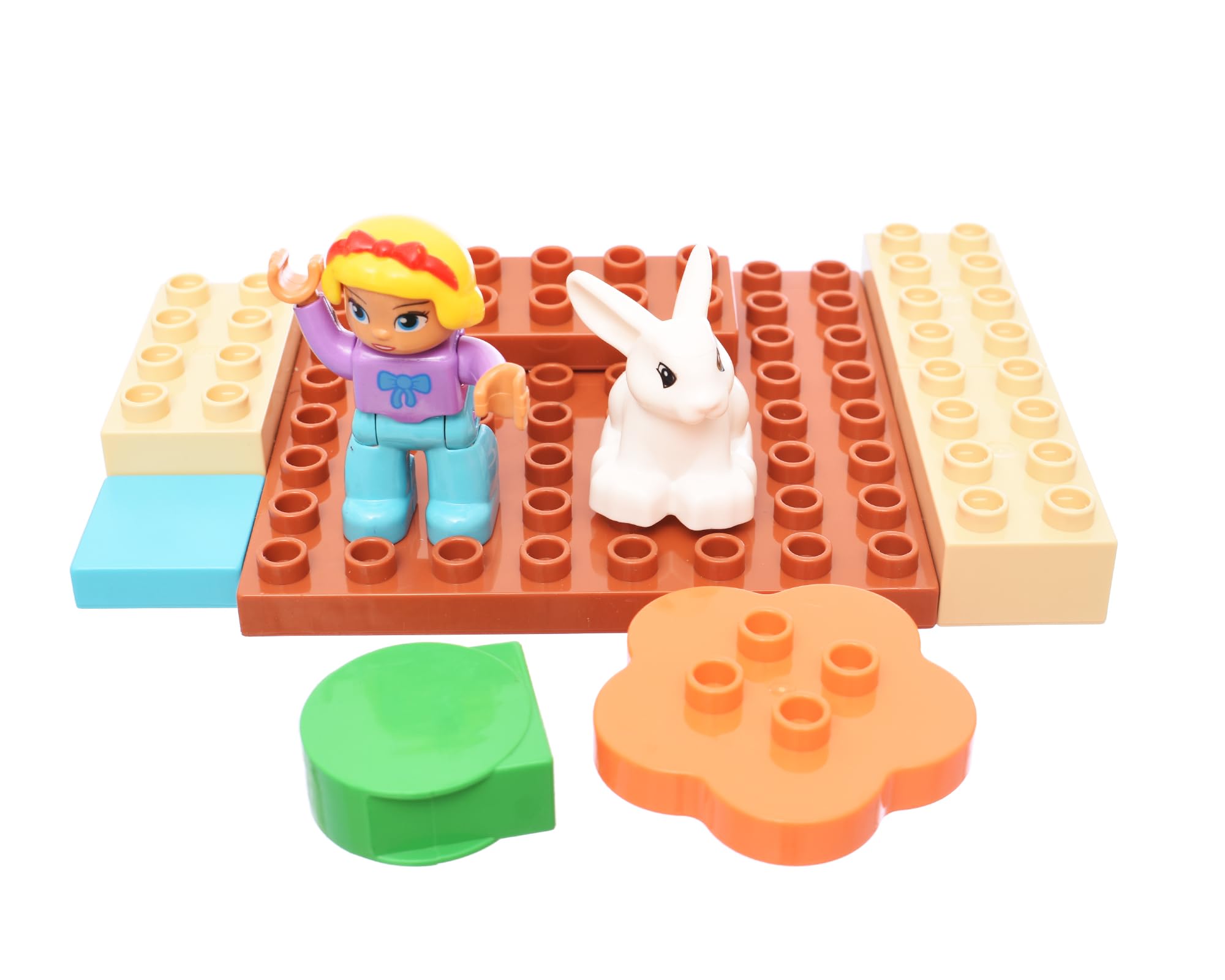 Generic Plastic Building Block Set With Stickers And Characters For Children - Safqqa