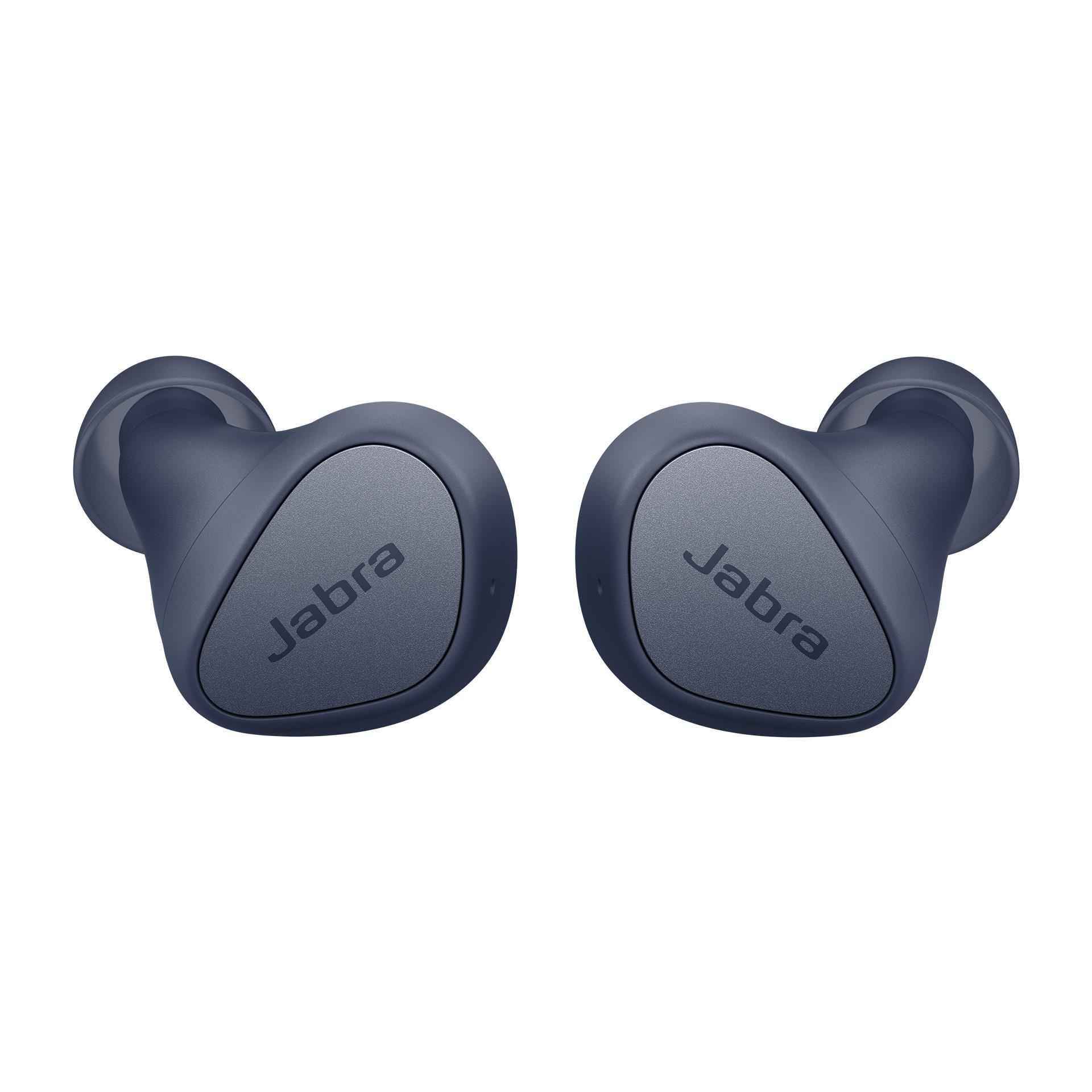 Jabra Elite 4 Wireless Earbuds,Discreet and Comfortable Bluetooth Earphones with Spotify Tap Playback, Google - Navy