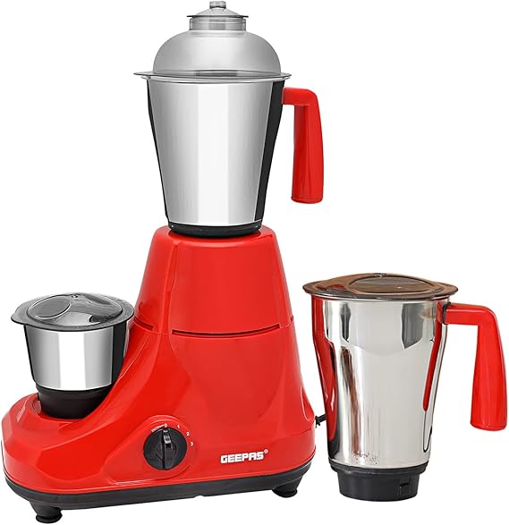 TMBBAINU 750W 3-in-1 Mixer Grinder – Powerful Motor, Stainless Steel Jars & Blades, 3-Speed Control, Overload Protection – Ideal for Chutney, Dry & Wet Grinding (Minor Scratch)