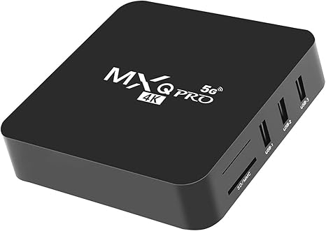 Android TV Box 11.1 (1GB+8GB) 64 Bit 4-Core CPU MXQPro black