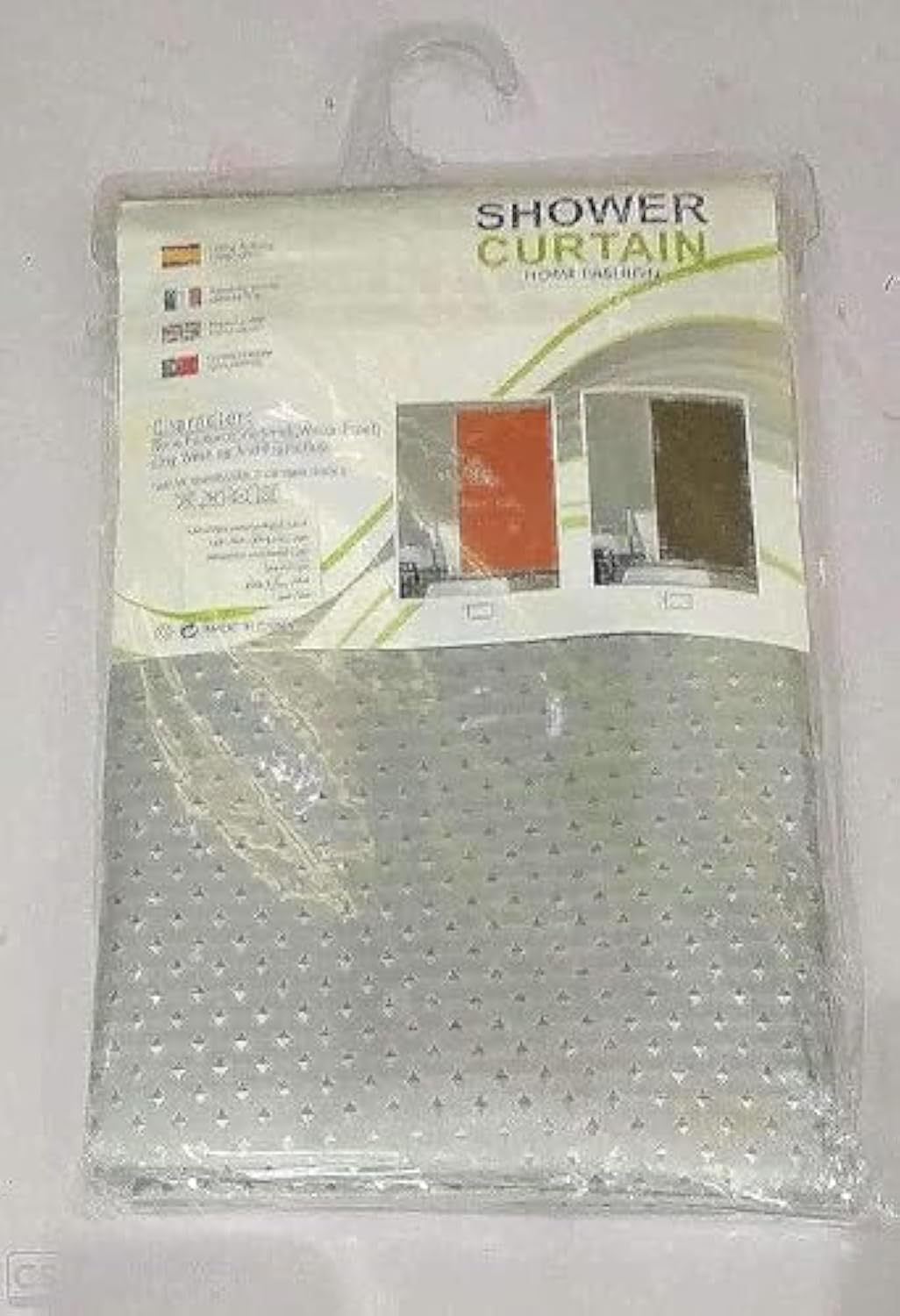 Water Proof Shower Curtain - Gray