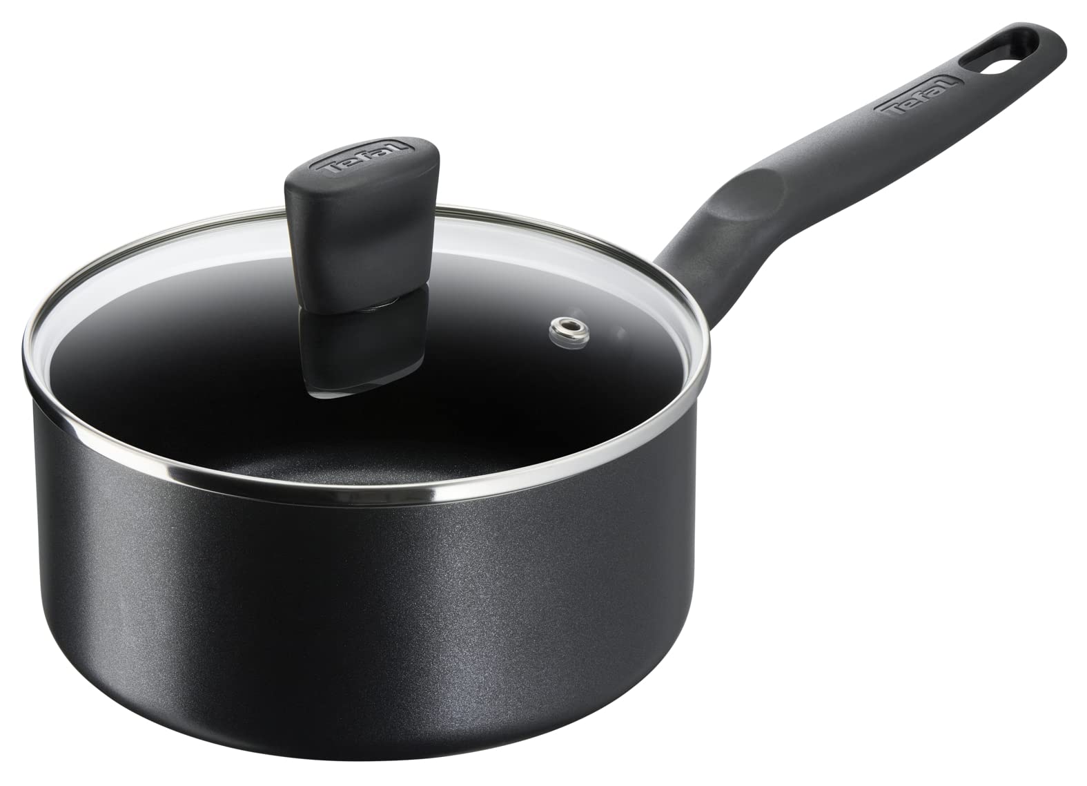 TEFAL G6 Super Cook 18 cm Saucepan with Lid | Non stick | Black