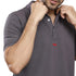 Coup Slim Fit Plain Polo Shirt with Short Sleeves and Button Closure