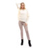 esla_Self Pattern Slip On Comfy Leggings_Café au lait_size 6 - Safqqa Egypt