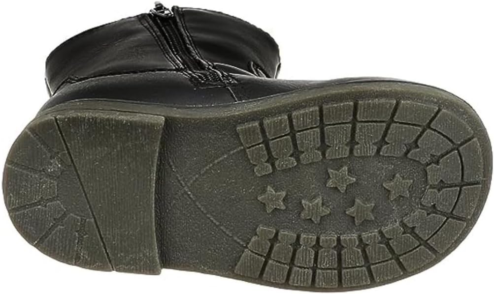 Sprox half boot polyster for girls- Black