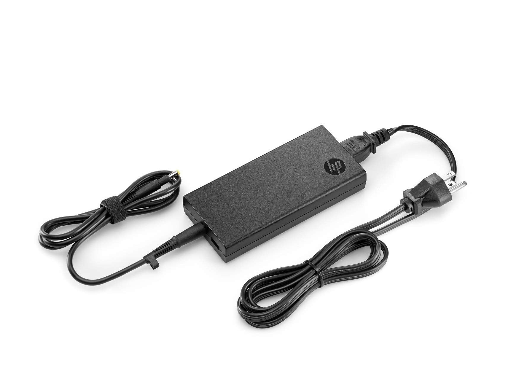 محول تيار متردد HP Slim - G6H45AA#ABB - 90 واط - 5 فولت تيار مستمر للكمبيوتر المحمول، الهاتف المحمول، مشغل الصوت/الفيديو المحمول