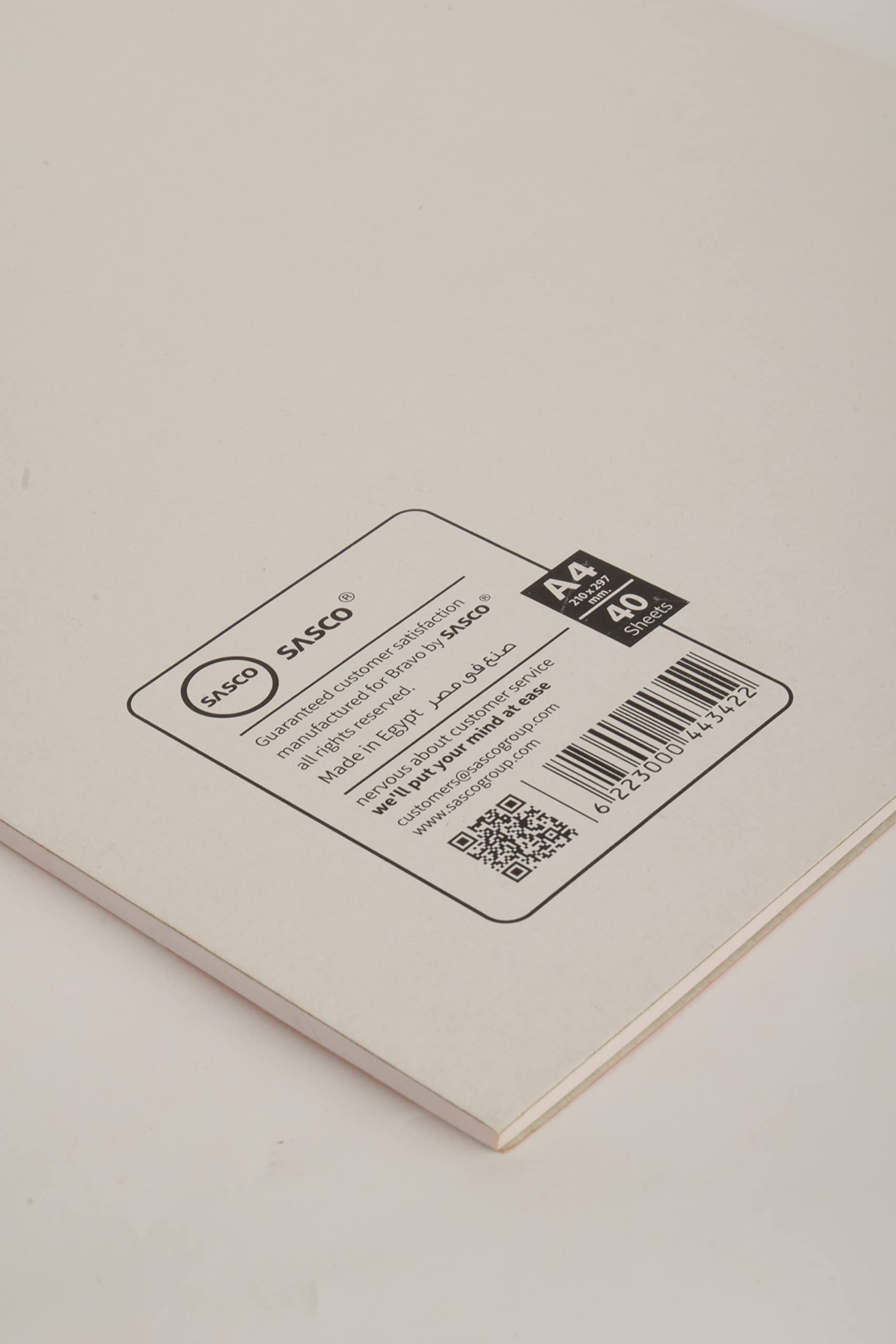 Sasco A4 Spiral Block Note – 40 Pages Lined Notepad