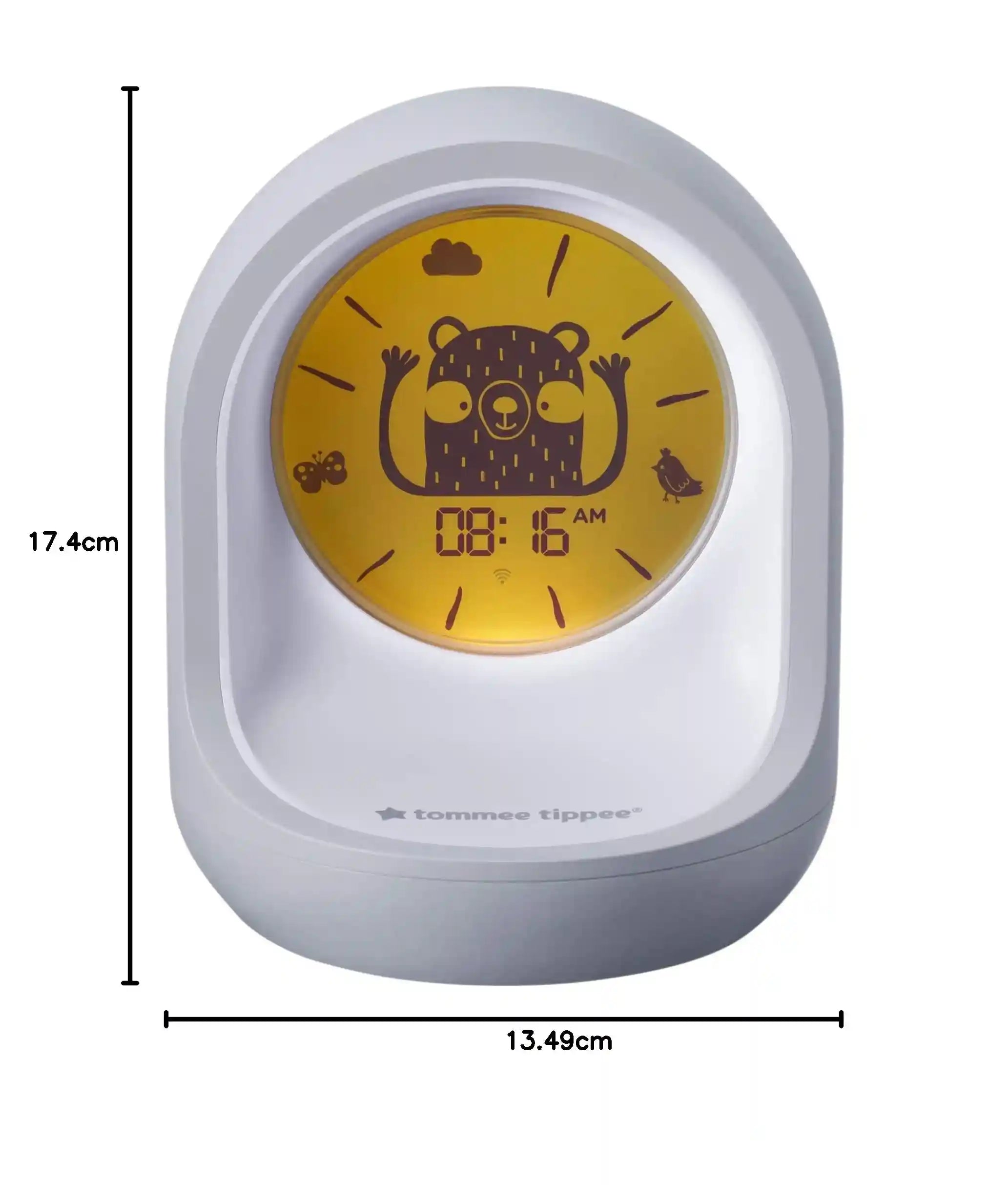 Tommee Tippee Sleep Trainer Clock, Timekeeper Connected Aid, From the Creators of Groclock, App-Enabled Alarm Clock and Nightlight for Children