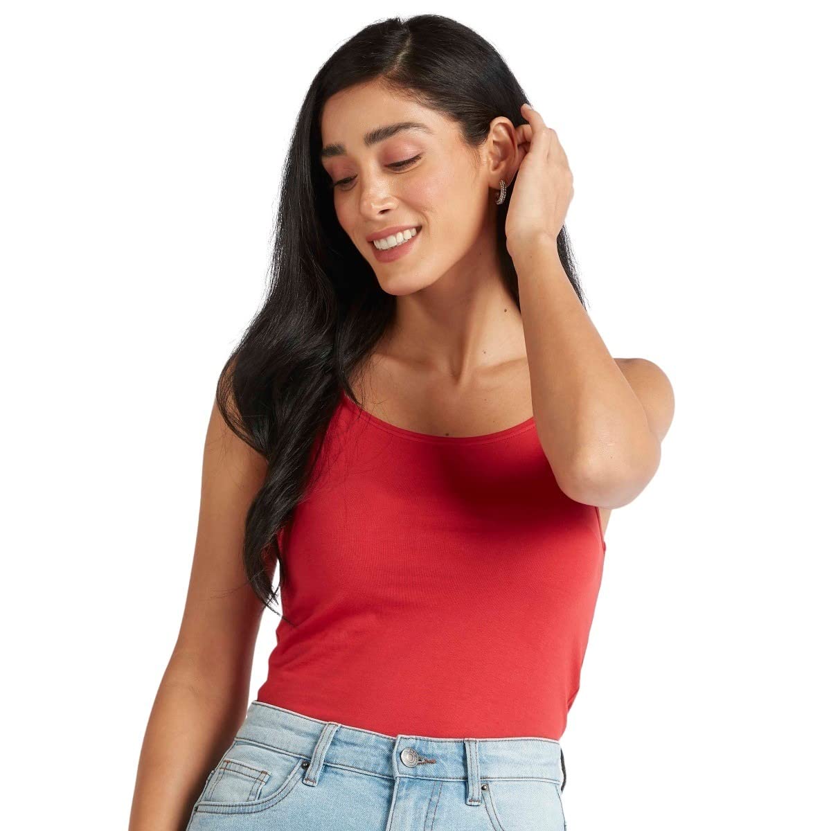 تيشيرت Splash الأساسي بدون أكمام للنساء قطعة أساسية متعددة الاستخدامات تجمع بين الراحة والأناقة