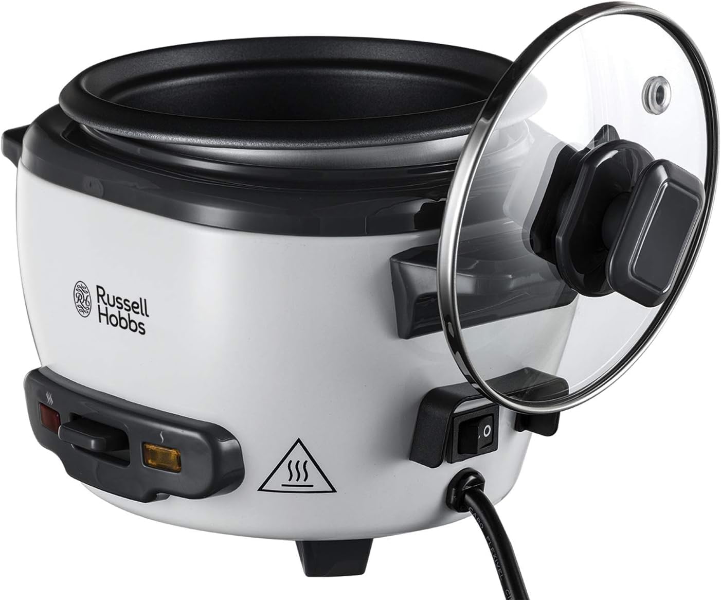 Russell Hobbs Medium Rice Cooker And Steamer - 27040, White, 27040Gcc