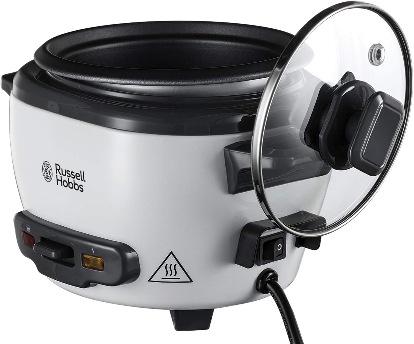 Russell Hobbs Medium Rice Cooker And Steamer - 27040, White, 27040Gcc