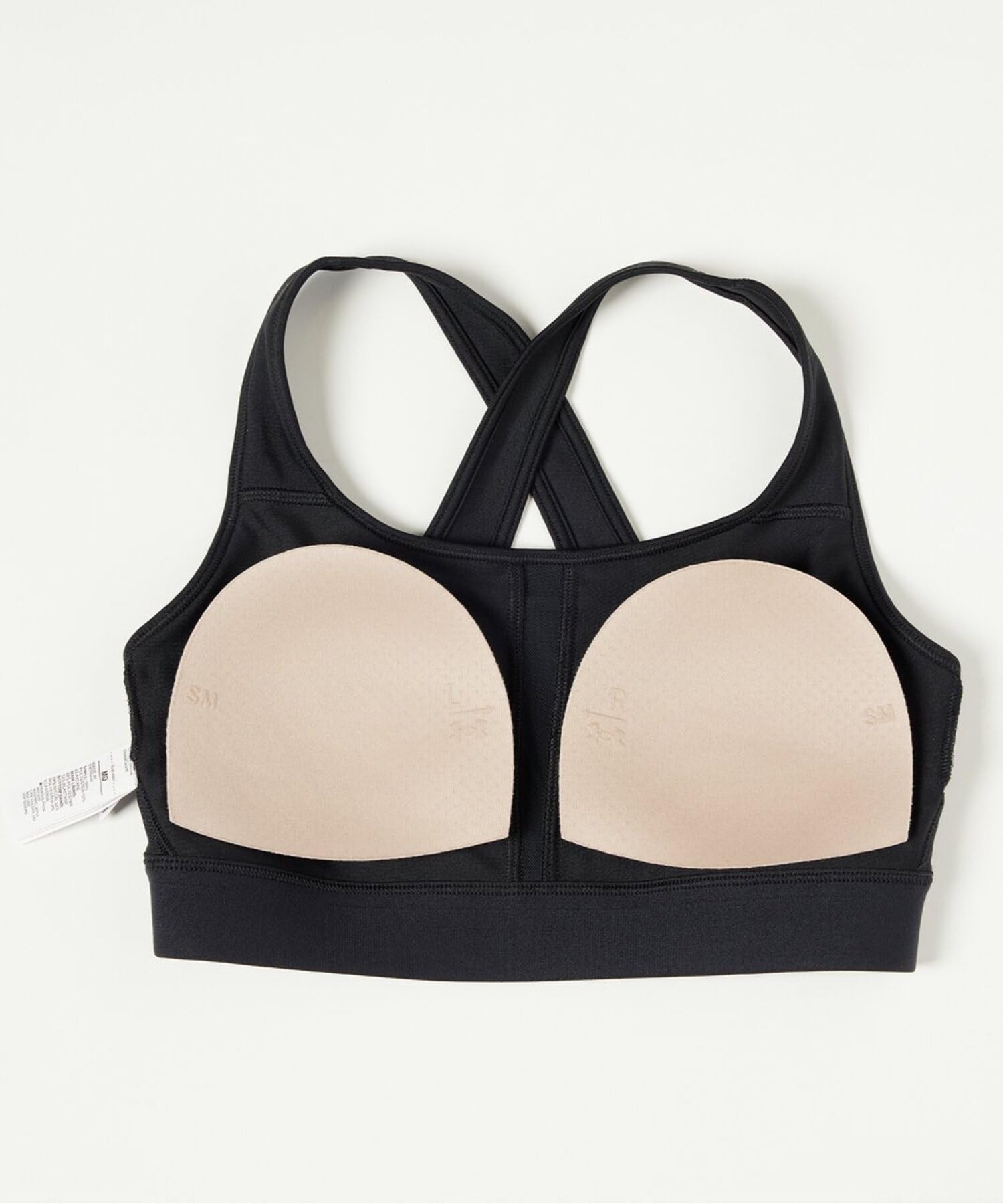 اندر ارمور حمالة صدر رياضية للنساء من يو ايه كروس باك ميد - اسود