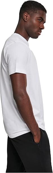 Urban Classics Men Basic T-Shirt White Comfortable Casual Everyday Wear