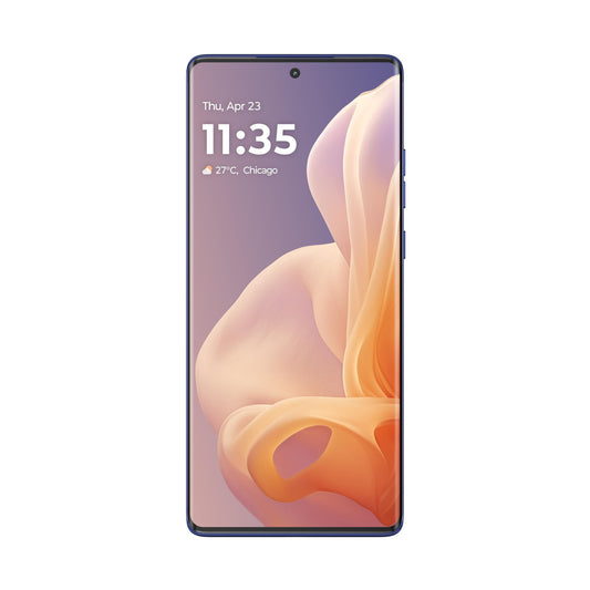 هاتف موتورولا موتو g85 5G بسعة 12 جيجابايت RAM و256 جيجابايت UFS بنظام أندرويد 14 بشاشة pOLED، باللون الأزرق الكوبالت، ضمان لمدة سنة - صفر ضريبة (تتضمن العبوة شاحن وغطاء)