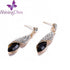 Shining Diva Fashion 18k Gold Plated Crystal Earrings For Women