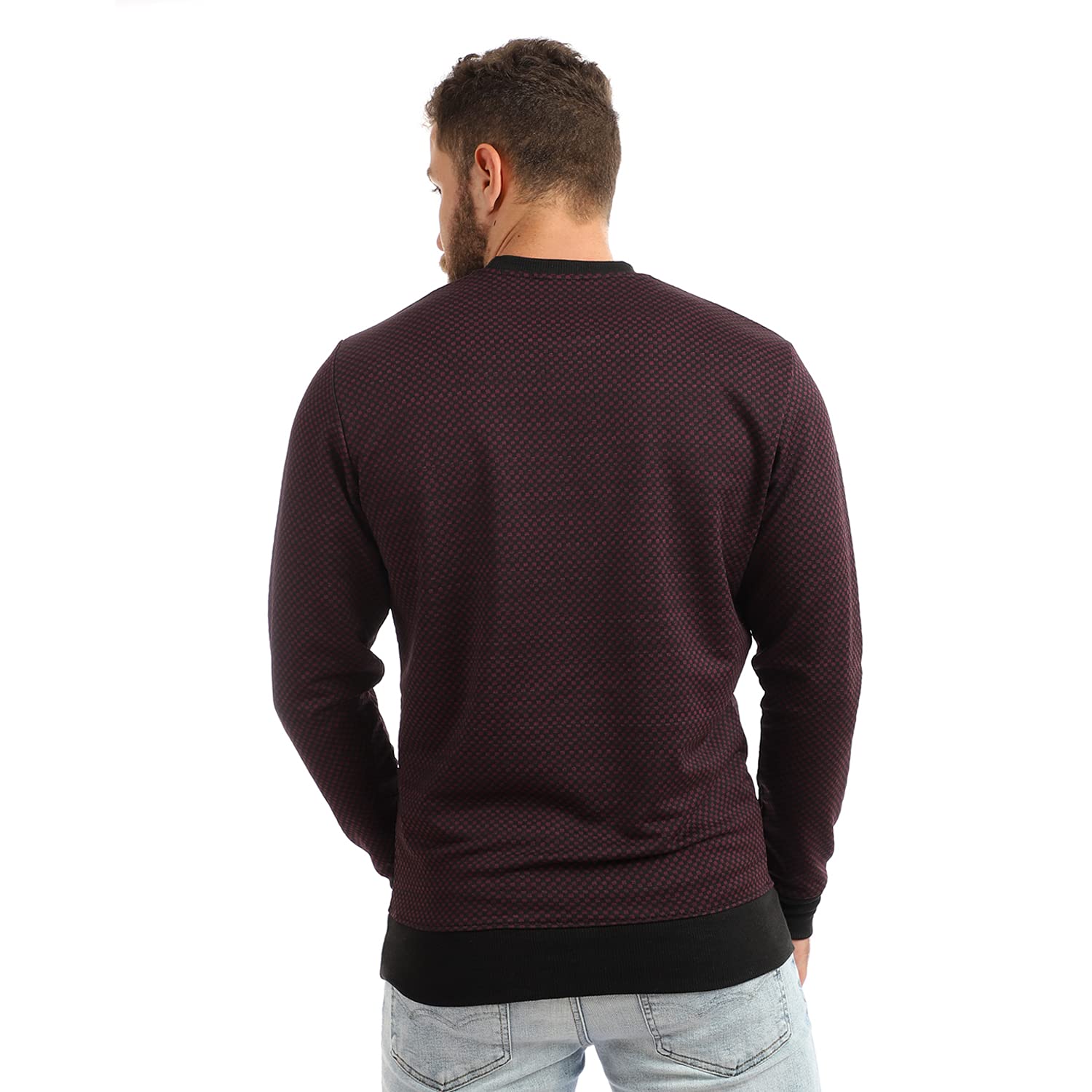 OffCliff Classic Pullover For Men,Simple and versatile style suitable for casual or semi-casual occasions
