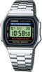 Casio Collection Unisex Adults Watch A168WA, Silver - Safqqa Egypt