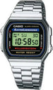 Casio Collection Unisex Adults Watch A168WA, Silver - Safqqa Egypt