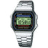 Casio Collection Unisex Adults Watch A168WA, Silver - Safqqa Egypt